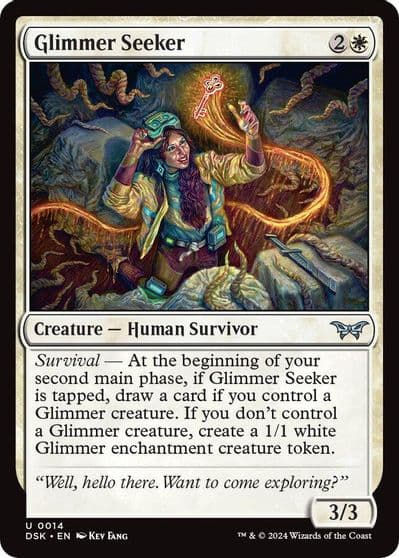 Glimmer Seeker Duskmourn: House of Horror Magic card