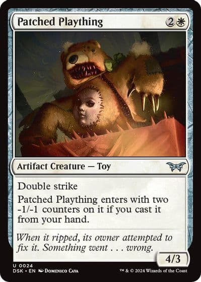 Patched Plaything Duskmourn: House of Horror Magic card