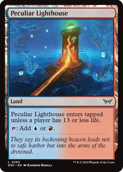 Peculiar Lighthouse Duskmourn: House of Horror Magic card