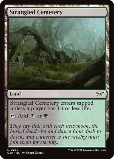 Strangled Cemetery Duskmourn: House of Horror Magic card