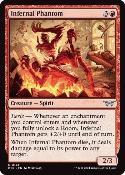 Infernal Phantom Duskmourn: House of Horror Magic card