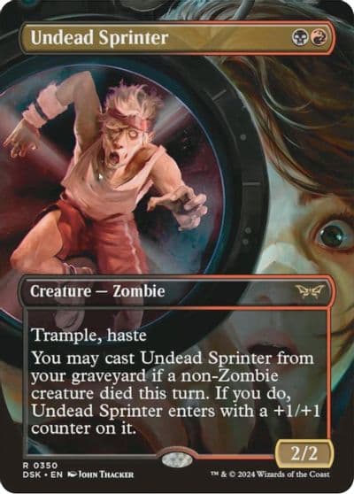 Undead Sprinter Borderless Duskmourn: House of Horror Magic card