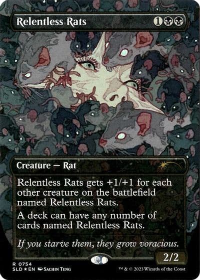 Relentless Rats 754 Secret Lair Drop Series Magic card