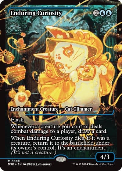 Enduring Curiosity Showcase Duskmourn: House of Horror Magic card