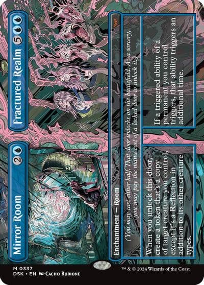 Mirror Room Fractured Realm Borderless Duskmourn: House of Horror Magic card