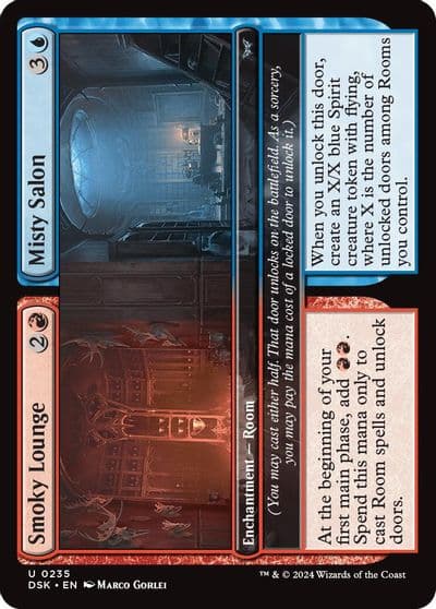 Smoky Lounge Misty Salon Duskmourn: House of Horror Magic card