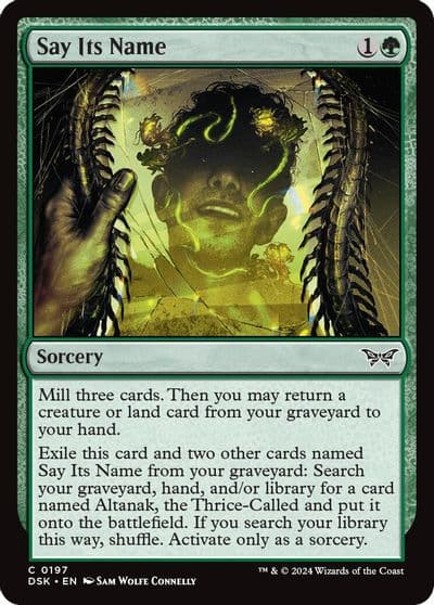 Say Its Name Duskmourn: House of Horror Magic card