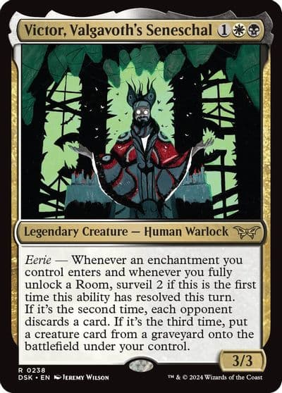 Victor Valgavoths Seneschal Duskmourn: House of Horror Magic card
