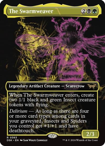 The Swarmweaver Showcase Duskmourn: House of Horror Magic card