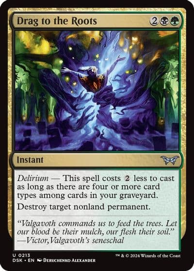 Drag to the Roots Duskmourn: House of Horror Magic card