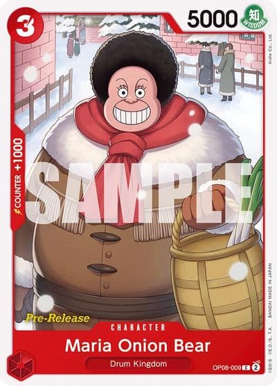 Maria Onion Bear Two Legends Pre-Release Cards One Piece card