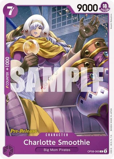 Charlotte Smoothie Two Legends Pre-Release Cards One Piece card