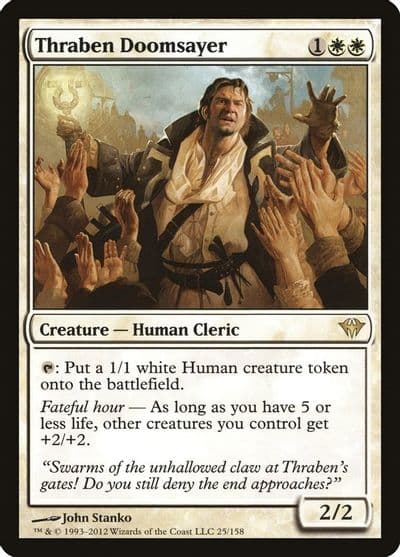 Thraben Doomsayer Dark Ascension Magic card