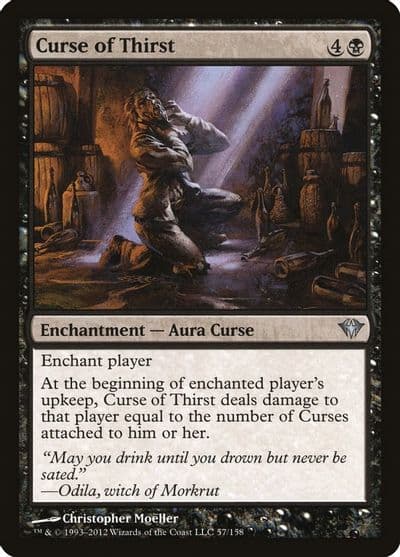 Curse of Thirst Dark Ascension Magic card