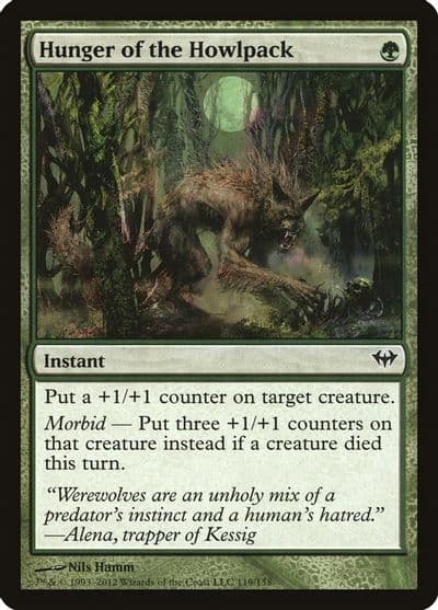 Hunger of the Howlpack Dark Ascension Magic card