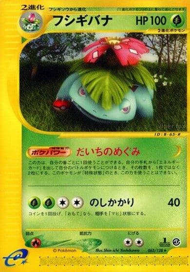 Venusaur Base Expansion Pack Pokemon card