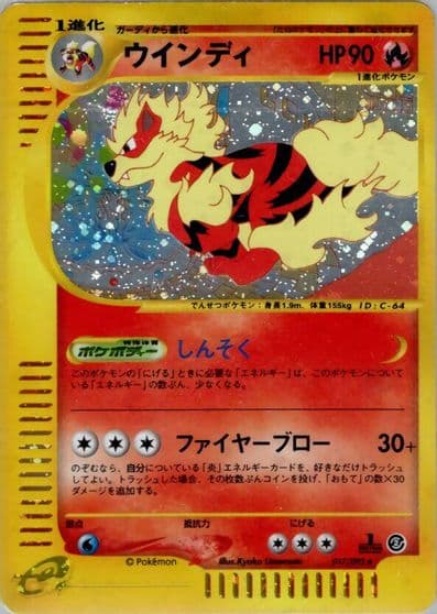 Arcanine The Town on No Map Pokemon card