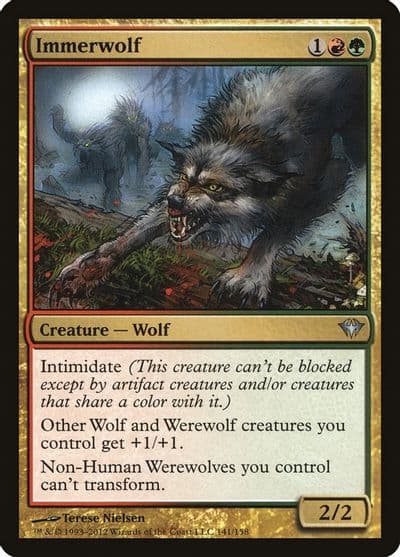 Immerwolf Dark Ascension Magic card