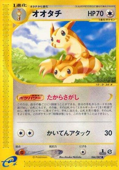 Furret Wind from the Sea Pokemon card
