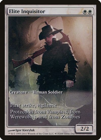 Elite Inquisitor Game Day & Store Championship Promos Magic card