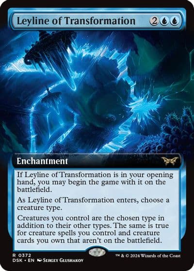 Leyline of Transformation Extended Art Duskmourn: House of Horror Magic card