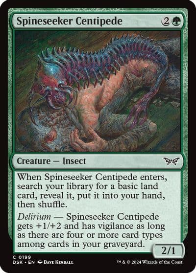 Spineseeker Centipede Duskmourn: House of Horror Magic card