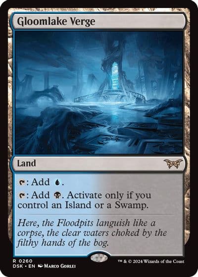 Gloomlake Verge Duskmourn: House of Horror Magic card