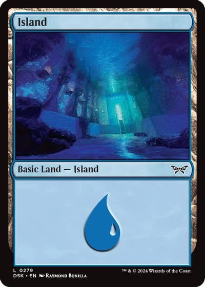 Island 0279 Duskmourn: House of Horror Magic card