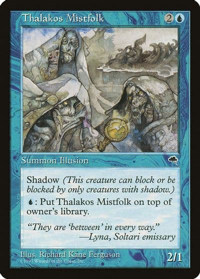Thalakos Mistfolk Tempest Magic card