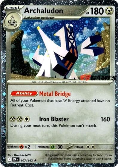 Archaludon (Cosmos Holo) (EB Games Exclusive) Miscellaneous Cards & Products Pokemon card