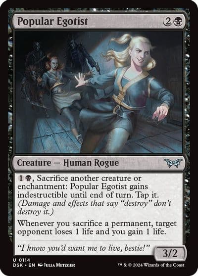 Popular Egotist Duskmourn: House of Horror Magic card