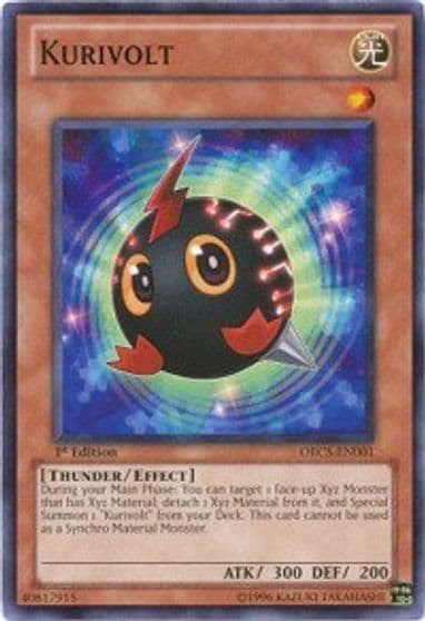 Kurivolt Order of Chaos Yu-Gi-Oh! card