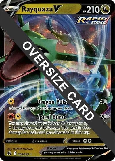 Rayquaza V 100/159 Jumbo Cards Pokemon card