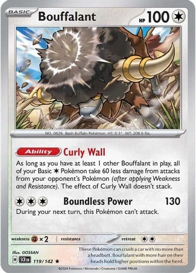 Bouffalant -119/142 Deck Exclusives Pokemon card