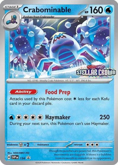 Crabominable - 134 SV: Scarlet & Violet Promo Cards Pokemon card