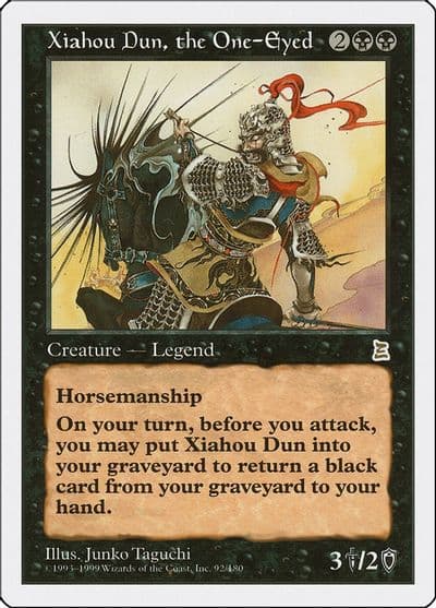 Xiahou Dun the One Eyed Portal Three Kingdoms Magic card