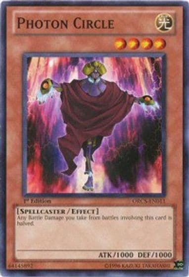 Photon Circle Order of Chaos Yu-Gi-Oh! card