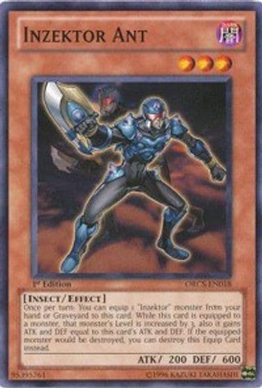 Inzektor Ant Order of Chaos Yu-Gi-Oh! card