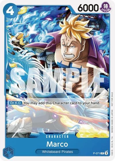 Marco Two Legends Pre Release One Piece Promotion Cards One Piece card