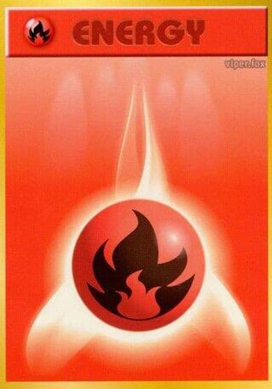 Fire Energy Expansion Pack Pokemon card