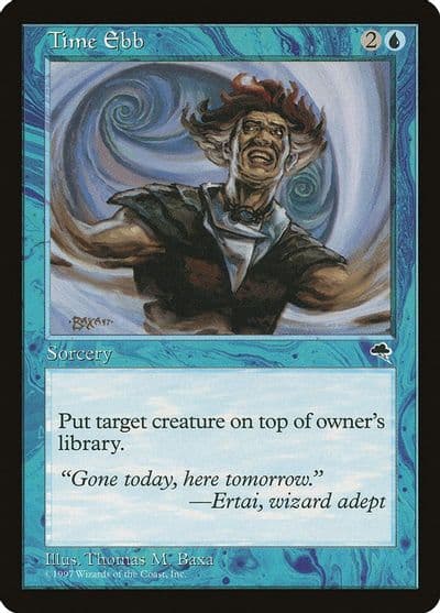 Time Ebb Tempest Magic card