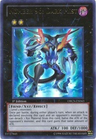 Number 96 Dark Mist Order of Chaos Yu-Gi-Oh! card
