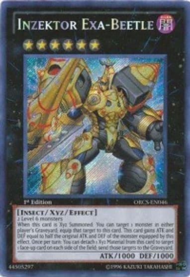 Inzektor Exa Beetle Order of Chaos Yu-Gi-Oh! card