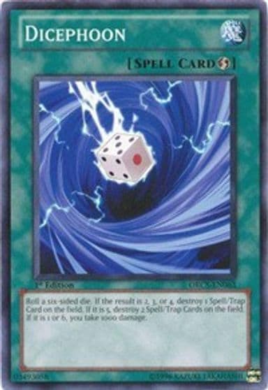 Dicephoon Order of Chaos Yu-Gi-Oh! card