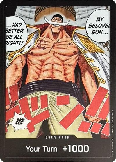 DON Card Alternate Art Two Legends One Piece card
