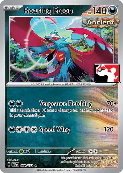 Roaring Moon Prize Pack Series Cards Pokemon card