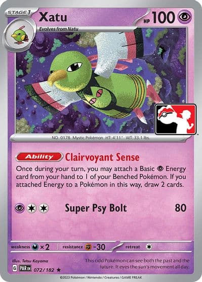Xatu Prize Pack Series Cards Pokemon card