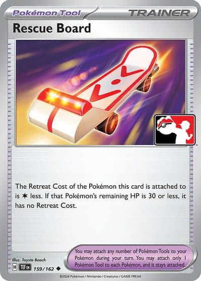 Rescue Board Prize Pack Series Cards Pokemon card