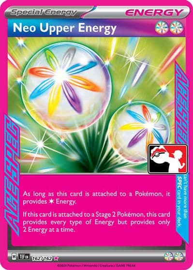 Neo Upper Energy Prize Pack Series Cards Pokemon card
