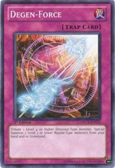 Degen Force Order of Chaos Yu-Gi-Oh! card